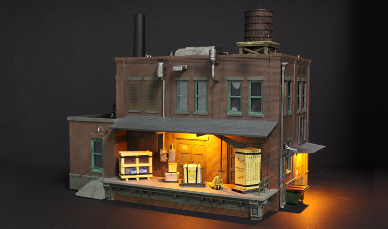 Woodland Scenics BR5848 O Scale Built Up Structure - Morrison Door Factory
