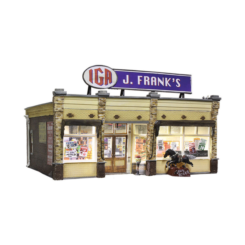 Woodland Scenics BR5851 O Scale Built Up Structure - J. Frank's Grocery