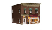 Woodland Scenics BR5855 O Scale Built Up Structure - Emilio's Italian Restaurant