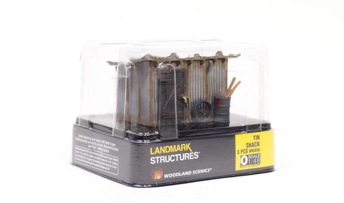 Woodland Scenics BR5856 O Scale Built Up Structure - Tin Shack