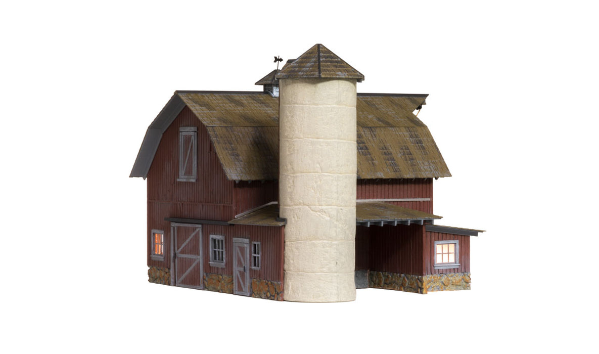 Woodland Scenics BR5865 O Scale Built Up Structure - Old Weathered Barn