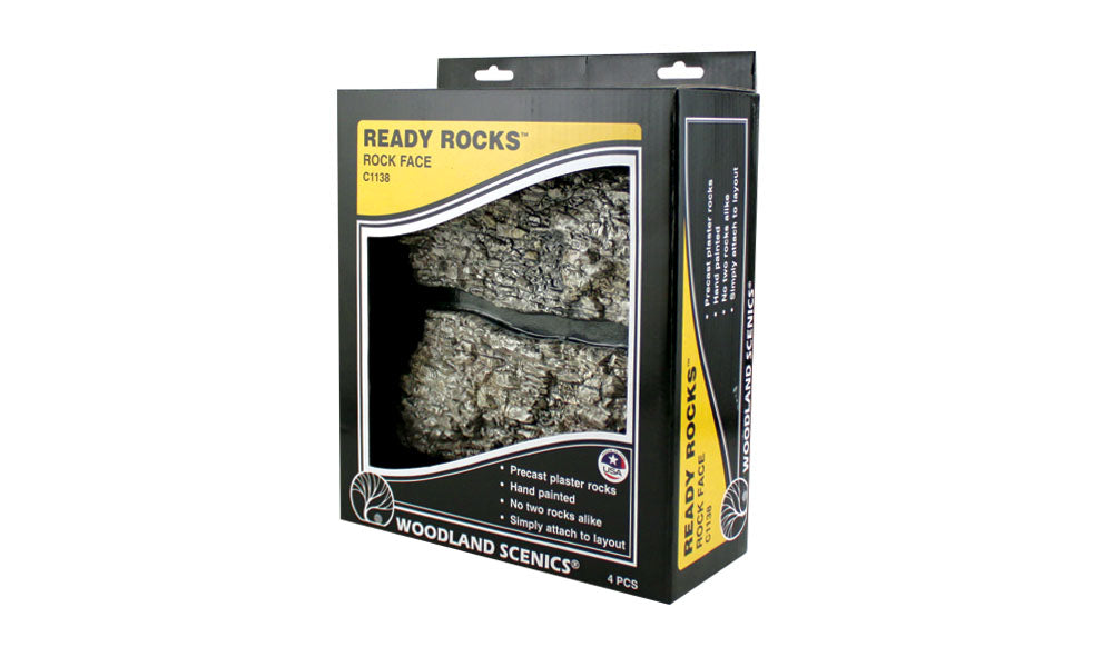Woodland Scenics C1138 Ready Rocks - Rock Face Rocks