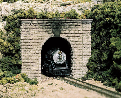 Woodland Scenics C1253 HO Scale Single Track Tunnel Portal - Cut Stone
