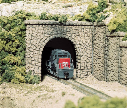 Woodland Scenics C1255 HO Scale Single Track Tunnel Portal - Random Stone