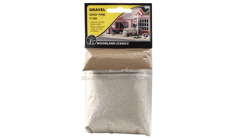 Woodland Scenics C1286 Fine Gravel Gray