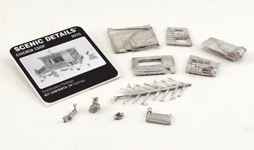 Woodland Scenics D215 HO Scale Scenic Details - Chicken Coop