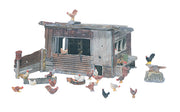 Woodland Scenics D215 HO Scale Scenic Details - Chicken Coop