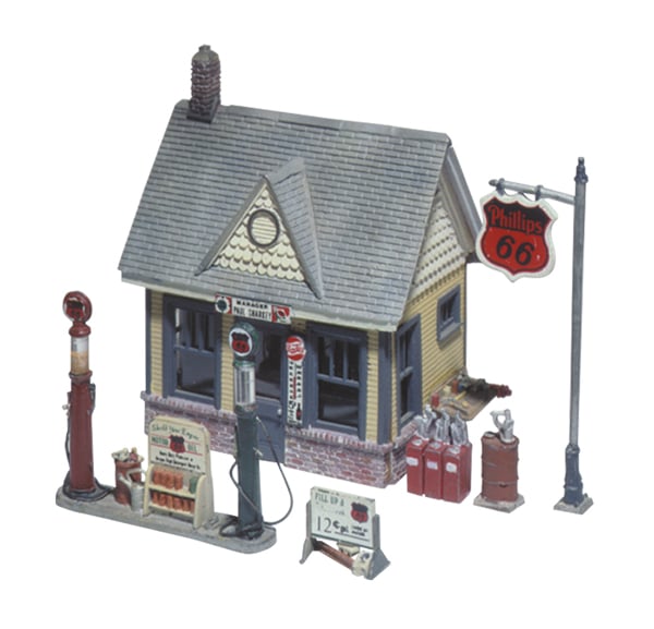 Woodland Scenics D223 HO Scale Scenic Details - Gas Station