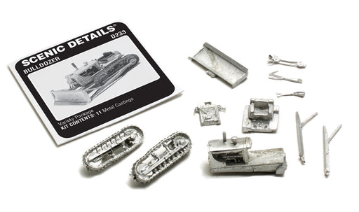 Woodland Scenics D233 HO Scale Scenic Details - Bulldozer
