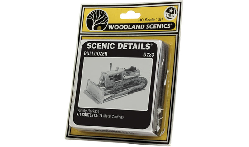 Woodland Scenics D233 HO Scale Scenic Details - Bulldozer