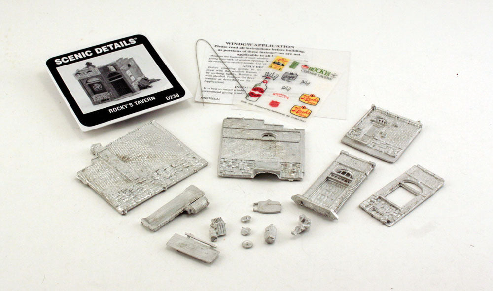 Woodland Scenics D238 HO Scale Scenic Details - Rocky's Tavern