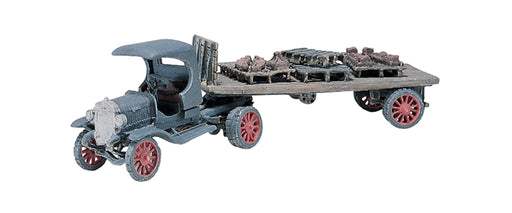 Woodland Scenics D244 HO Scale Scenic Details - Tractor w/ Flat Bed, Diamond T