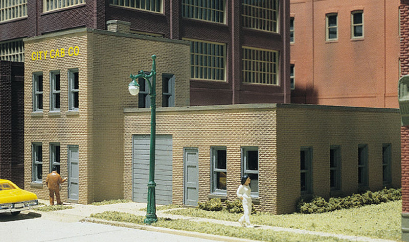 Woodland Scenics DPM 11200 HO Scale City Cab Co. [Building Structure Kit]
