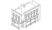 Woodland Scenics DPM 11300 HO Scale Carol's Corner Cafe [Building Structure Kit]