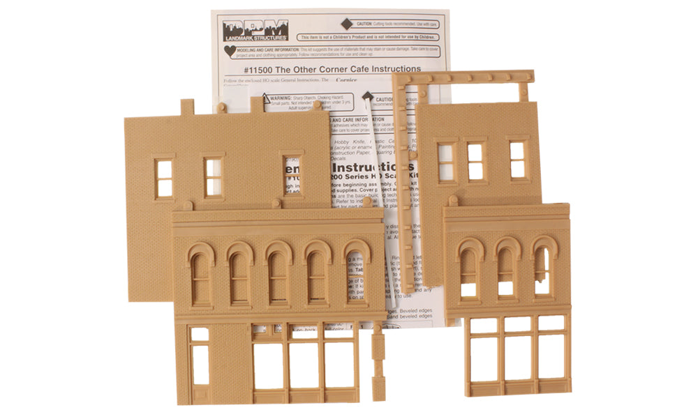 Woodland Scenics DPM 11500 HO Scale The Other Corner Cafe [Building Structure Kit]