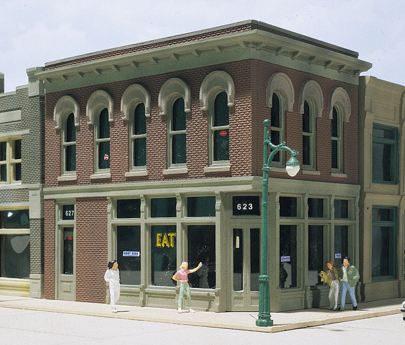 Woodland Scenics DPM 11500 HO Scale The Other Corner Cafe [Building Structure Kit]