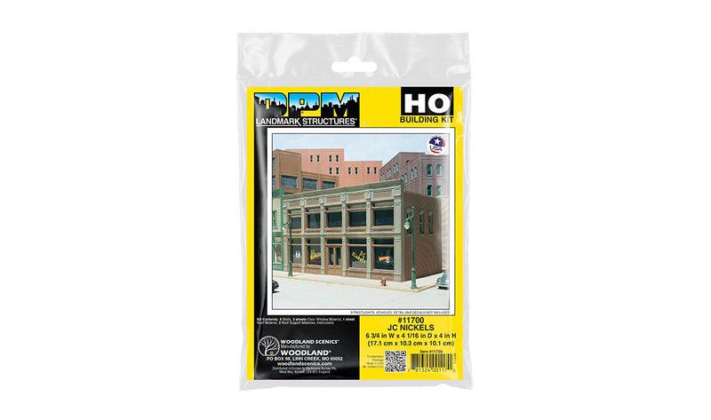 Woodland Scenics DPM 11700 HO Scale JC Nickels [Building Structure Kit]
