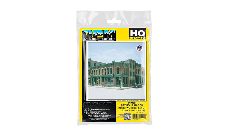 Woodland Scenics DPM 12100 HO Scale Seymour Block [Building Structure Kit]