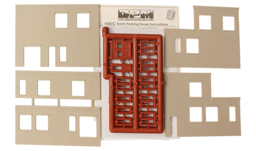 Woodland Scenics DPM 20300 HO Scale C. Smith Packing House [Building Structure Kit]