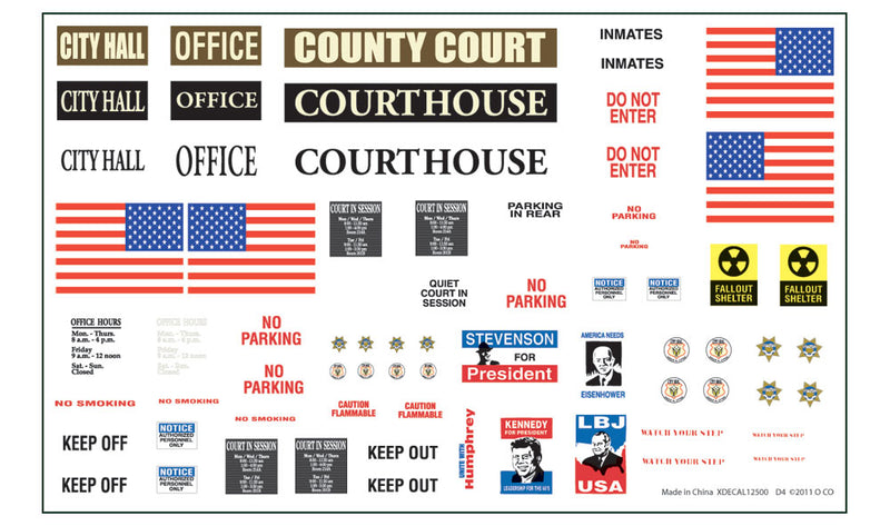 Woodland Scenics DPM Select 12500 HO Scale County Courthouse [Building Structure Kit]