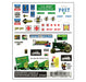 Woodland Scenics DT556 Dry Transfer Decals - Assorted Logos and Advertising Signs