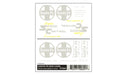Woodland Scenics DT605 HO Scale Dry Transfer Decals - Boxcar, Santa Fe  ASTF Shock Control