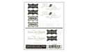 Woodland Scenics DT608 HO Scale Dry Transfer Decals - Boxcar, SL SF Ship it on the Frisco