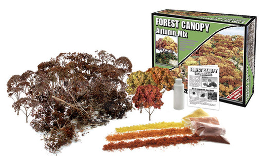 Woodland Scenics F1663 Forrest Canopy - Autumn Mix