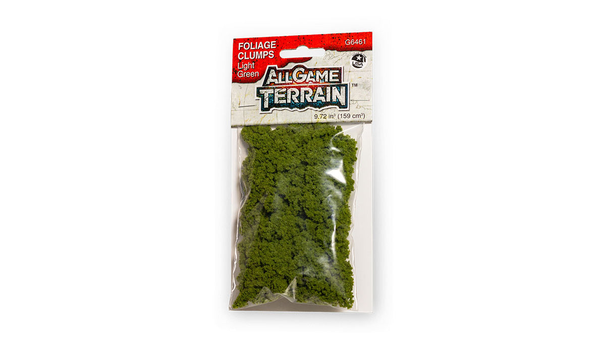 Woodland Scenics G6461 All Game Terrain Light Green Foliage Clumps
