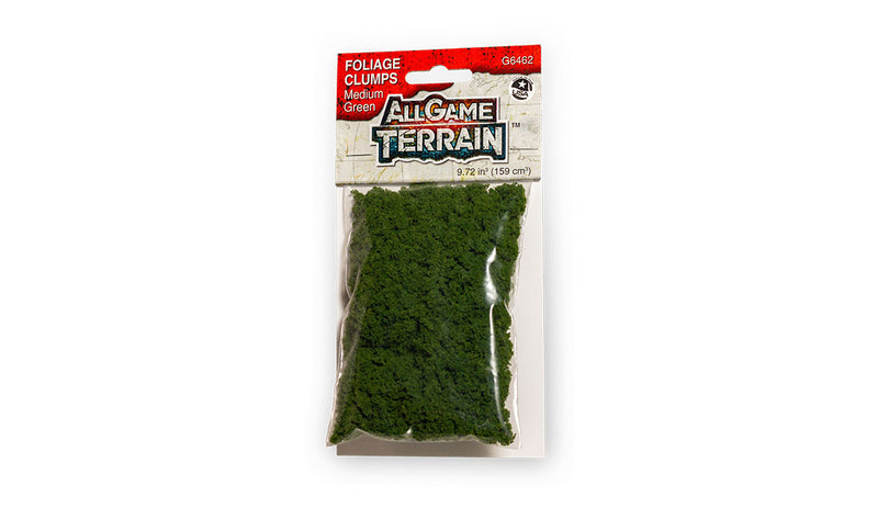 Woodland Scenics G6462 All Game Terrain Medium Green Foliage Clumps