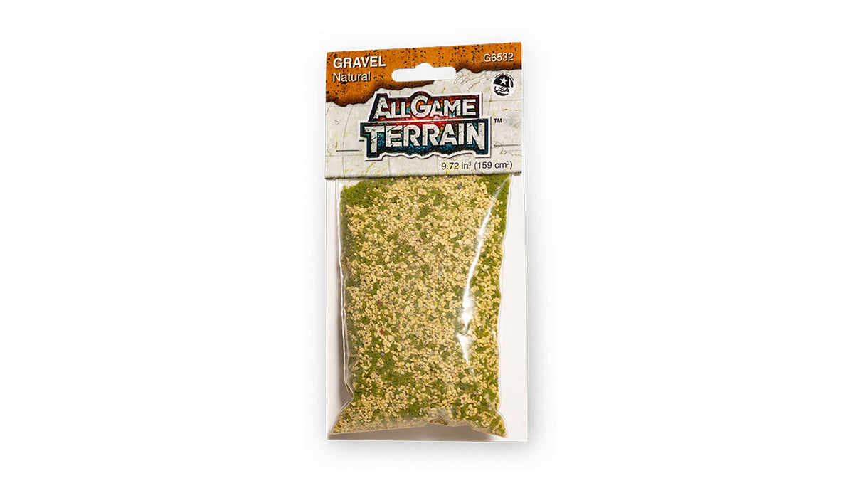 Woodland Scenics G6532 All Game Terrain Natural Gravel