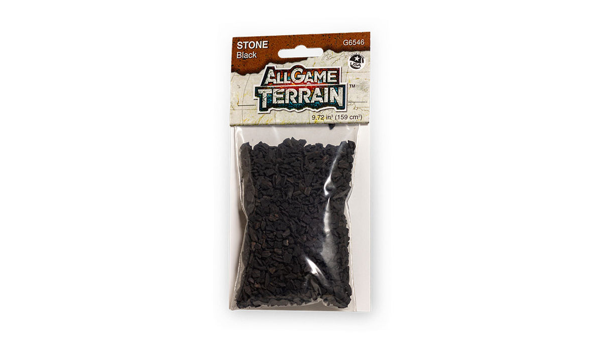 Woodland Scenics G6546 All Game Terrain Black Stone