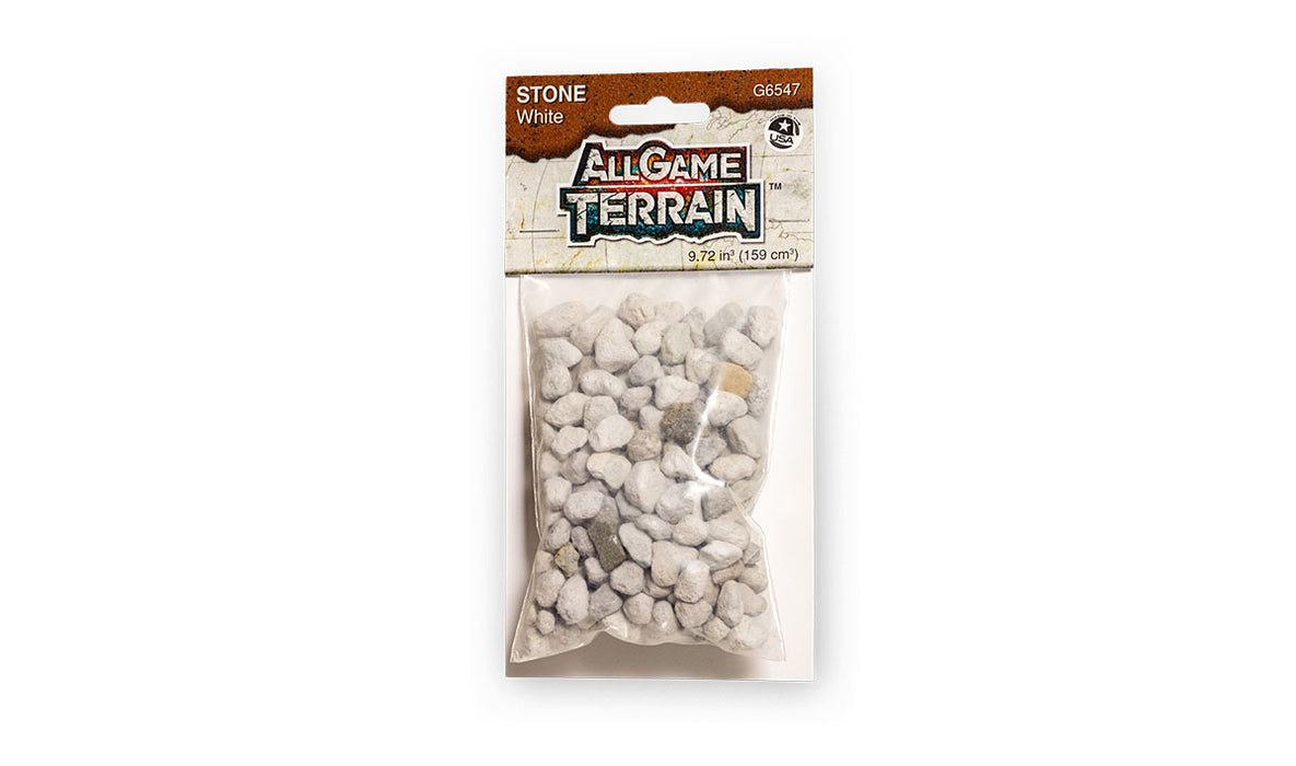 Woodland Scenics G6547 All Game Terrain White Stone