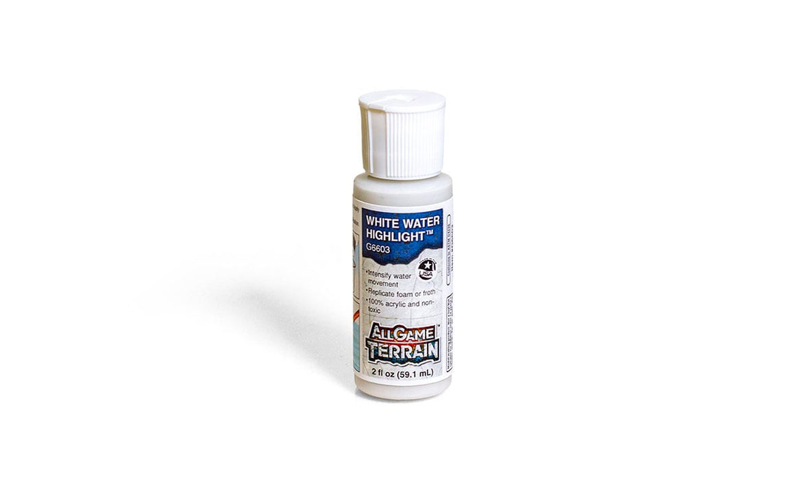 Woodland Scenics G6603 All Game Terrain White Water Highlight