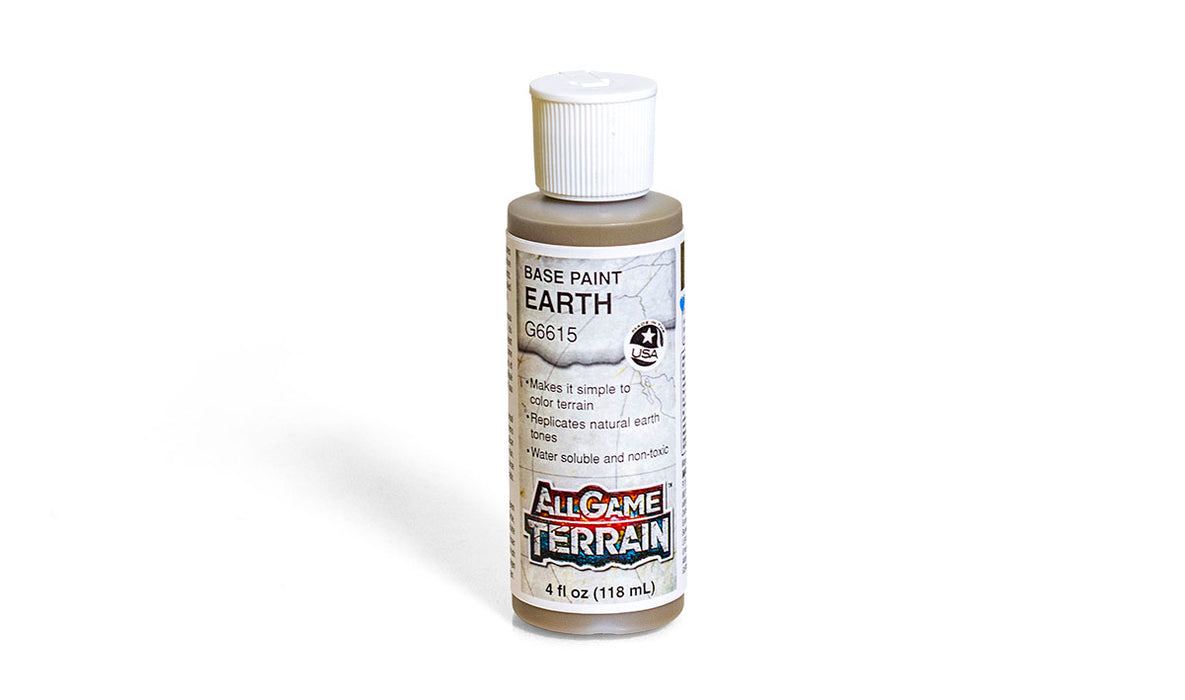 Woodland Scenics G6615 All Game Terrain Earth Base Paint