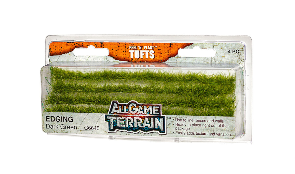 Woodland Scenics G6645 All Game Terrain Dark Green Edging