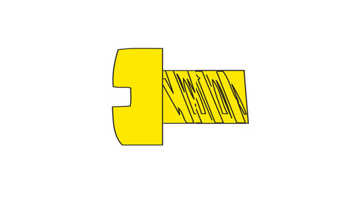 Woodland Scenics H831 Hob-Bits 1-72 3/8" Fillister Head Machine Screw (5-Pack)