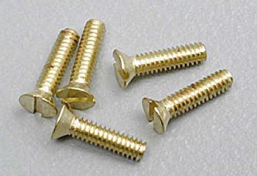 Woodland Scenics H846 Hob-Bits 0-80 1/4" Flat Head Machine Screw (5-Pack)
