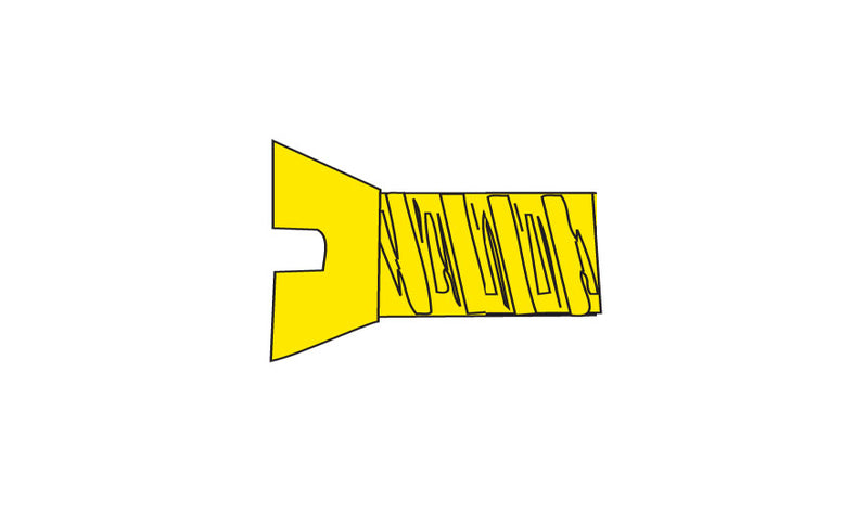 Woodland Scenics H850 Hob-Bits 1-72 1/4" Flat Head Machine Screw (5-Pack)