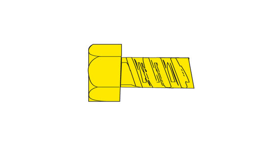 Woodland Scenics H868 Hob-Bits 0-80 1/2" Hex Head Machine Screw (5-Pack)