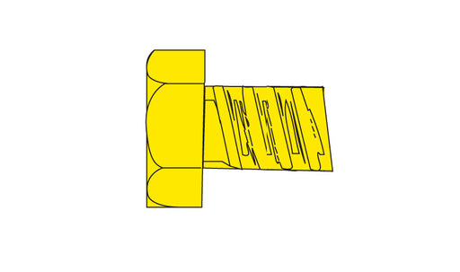 Woodland Scenics H874 Hob-Bits 2-56 1/4" Hex Head Machine Screw (5-Pack)