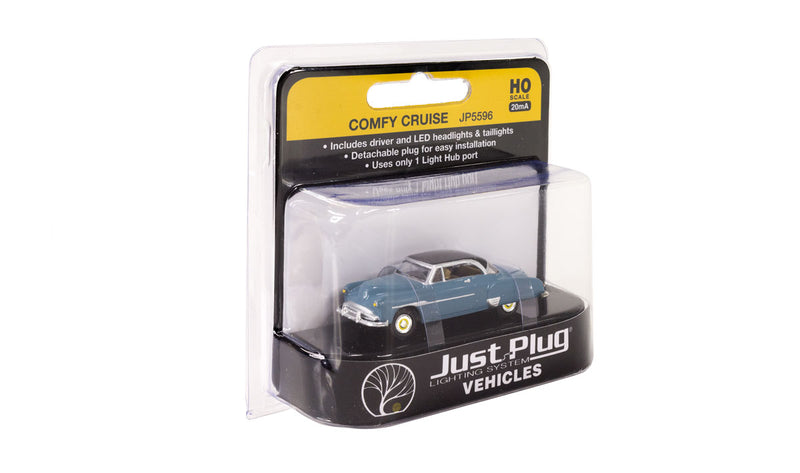 Woodland Scenics JP5596 HO Scale Just Plug Vehicles - Comfy Cruise