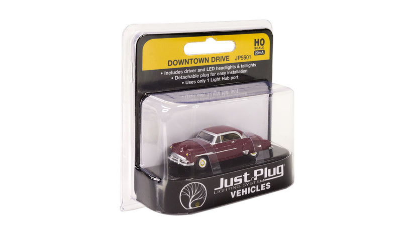 Woodland Scenics JP5601 HO Scale Just Plug Vehicles - Downtown Drive
