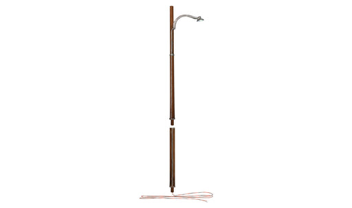 Woodland Scenics JP5900 HO Scale Just Plug Value Pack Wooden Pole Lamp Post with Light Hub
