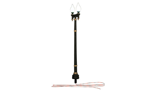Woodland Scenics JP5901 HO Scale Just Plug Value Pack Double Pole Lamp Post with Light Hub