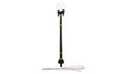Woodland Scenics JP5914 N Scale Just Plug Value Pack Double Pole and Wooden Pole Lamp Post with Light Hub