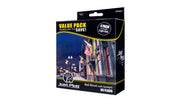 Woodland Scenics JP5924 Just Plug Value Pack with Wall Mount U.S. Flags, Spotlights, and Light Hub