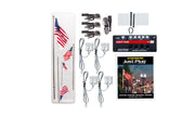 Woodland Scenics JP5925 Just Plug Value Pack with U.S. Flags, Spotlights, and Light Hub