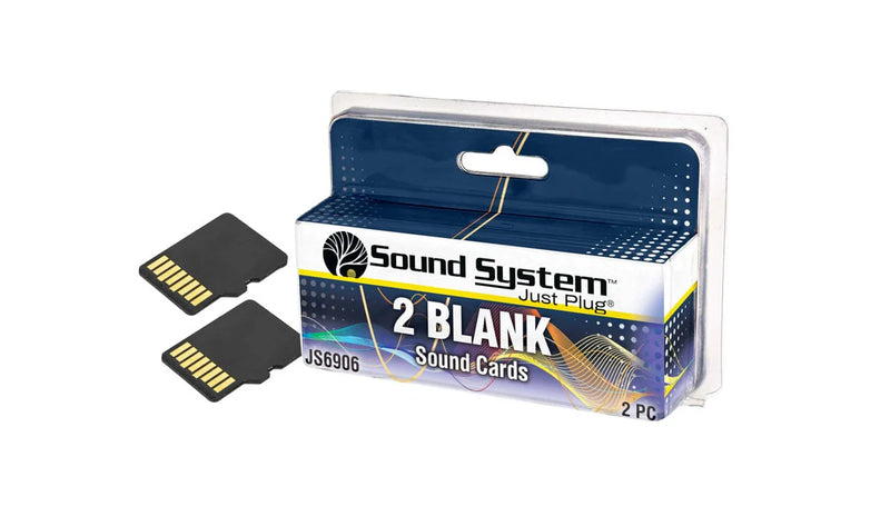 Woodland Scenics JS6906 Just Plug Sound System - 2 Blank Sound Cards