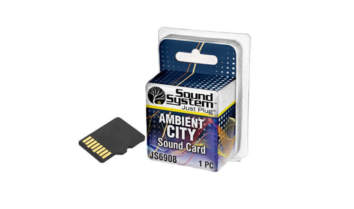 Woodland Scenics JS6908 Just Plug Sound System - Sound Card Ambient City
